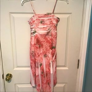 Pink Tye-Dye Rose Dress.